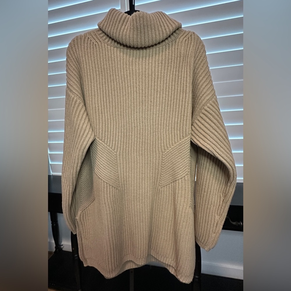 Thakoon | CAMEL Oversized Turtle Neck Sweater